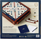 WS Game Company Scrabble Legacy Edition - Juego de mesa giratorio de madera