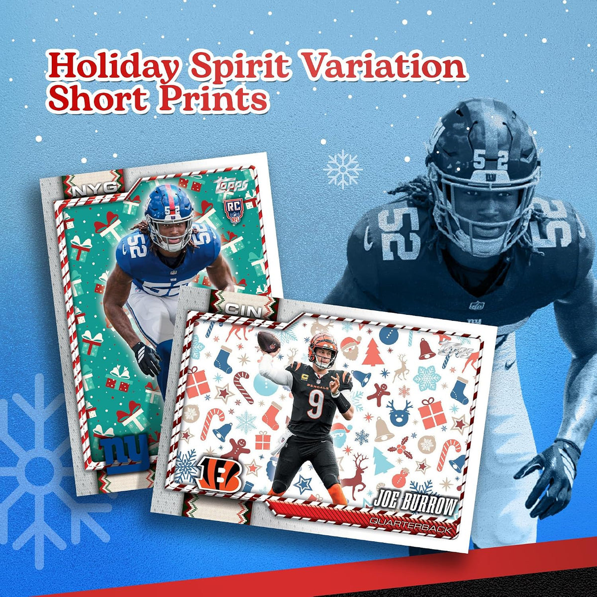 Topps Holiday Football 2026 - Sellado de fábrica - Mega Box