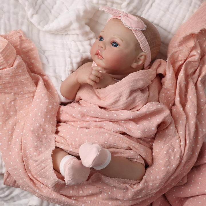 MYREBABY Muñecas bebés Reborn realistas, muñecas bebés recién nacid...