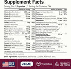 Suplemento multivitamínico para mujer: vitaminas y minerales diarios con ácido, Cápsulas para mujer