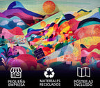 Elena Essex Rompecabezas - Journey | Puzzle de 1000 piezas | Rompecabezas para adultos de 1000 piezas | Rompecabezas de arte abstracto colorido y fresco | Tamaño de los rompecabezas de 28 x 20