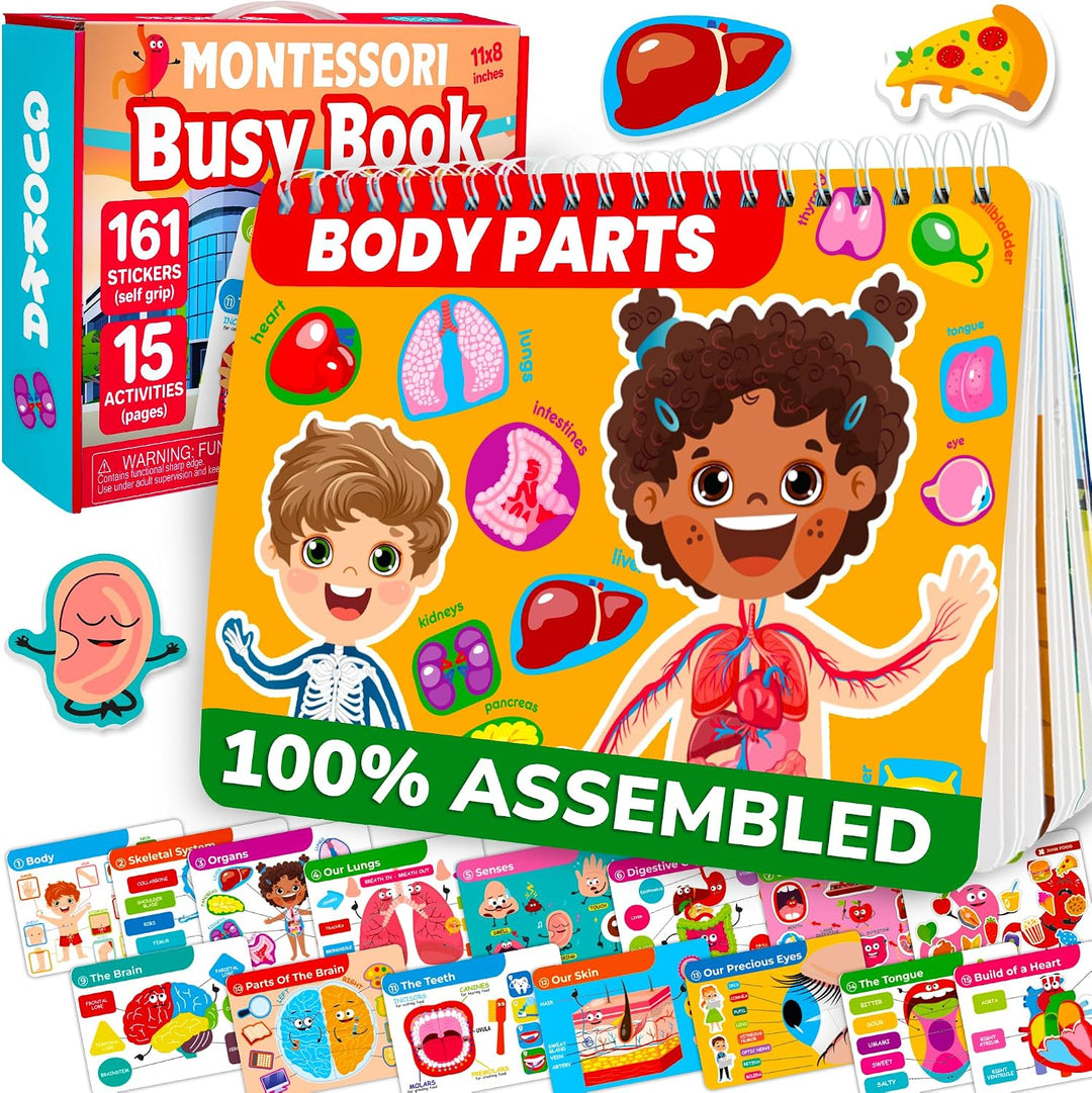 Libro Montessori Busy para niños de 4 a 8 años \u2014 My Prechool T...