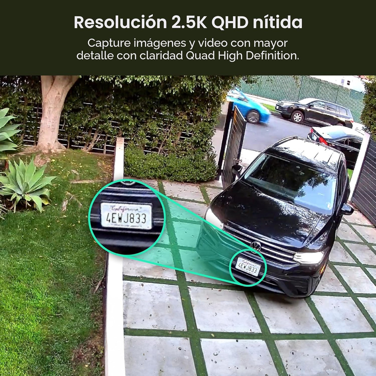 WYZE Cam v4 (Modelo más reciente), Cámara de seguridad AI de 2.5K,...