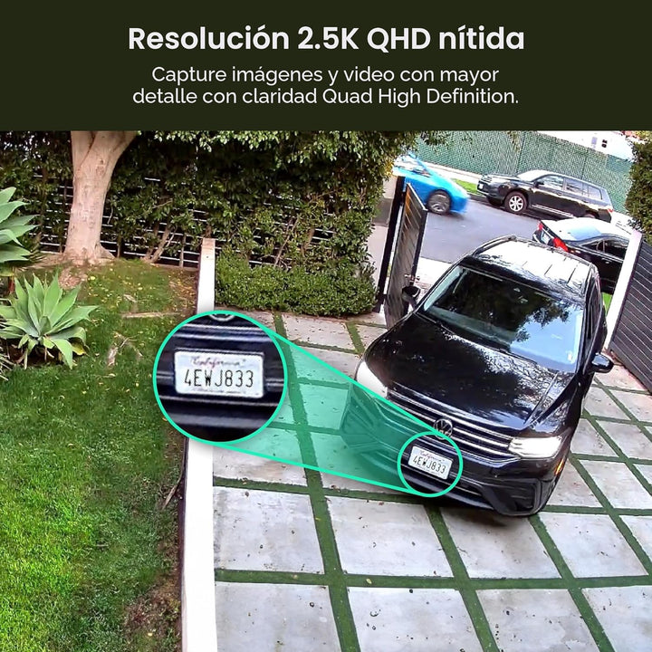 WYZE Cam v4 (Modelo más reciente), Cámara de seguridad AI de 2.5K,...