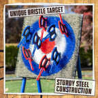 EastPoint Axe Throwing Game, Bristle Target, 8 Axes, Tailgate & Yard Game