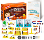 Teenii Kit de electricidad y magnetismo para niños, experimentos científicos STEM con circuitos eléctricos, juguete educativo de física, juego de descubrimiento científico para niños y niñas de 8 años, 50 piezas