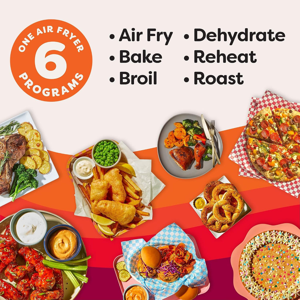 Instant Pot 4Qt VORTEX - Mini freidora de aire 6 en 1, opciones de programa personalizadas, freír al aire, asar, asar, deshidratar, hornear, recalentar, agua de rosas, 4 cuartos