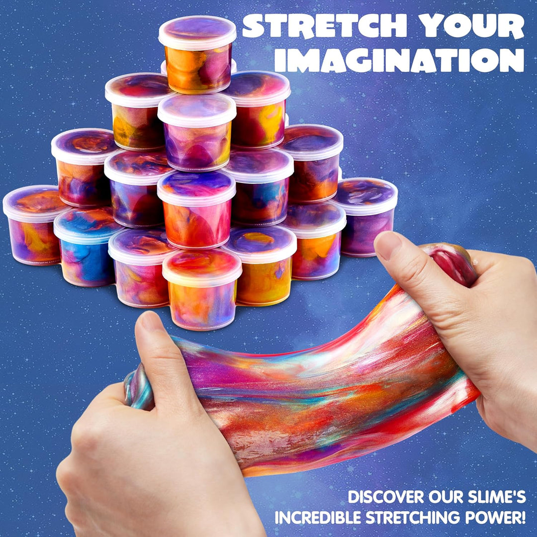 JOYIN Slime - Recuerdos de fiesta, paquete de 36 vasos de slime gal...