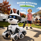Robot inteligente perro, robot de control remoto de 2.4 GHz, juguetes para
