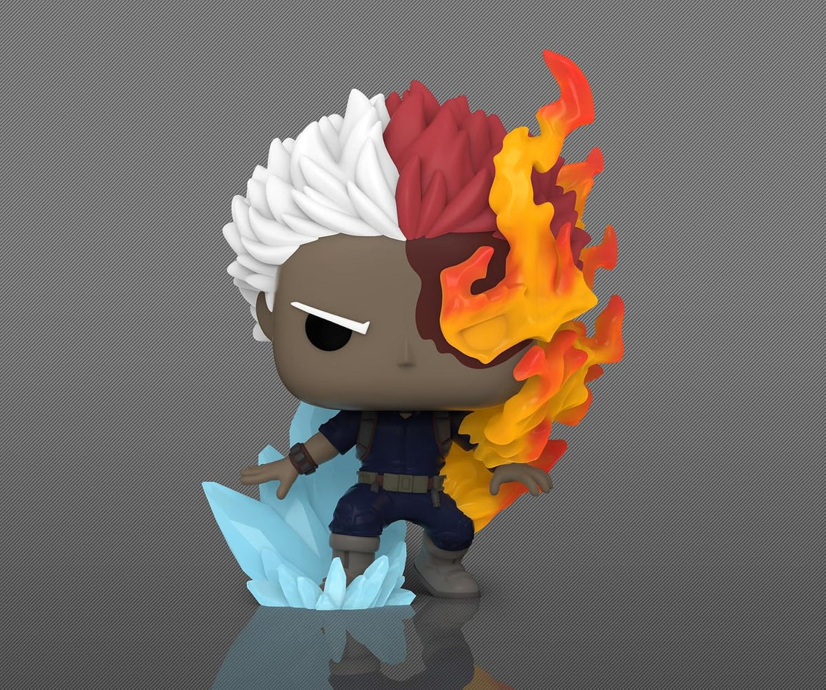 Funko POP! Animación My Hero Academia Shoto Todoroki (Brillo en la oscuridad), Exclusivo