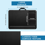 LAPGEAR Home Office Pro Lap Desk - negro Carbon, Fits 15.6” Laptops