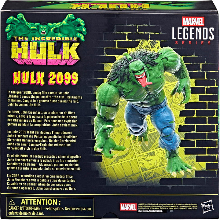 Marvel Legends Series Hulk 2099, Hulk 2099 Comics - Juego de figura...
