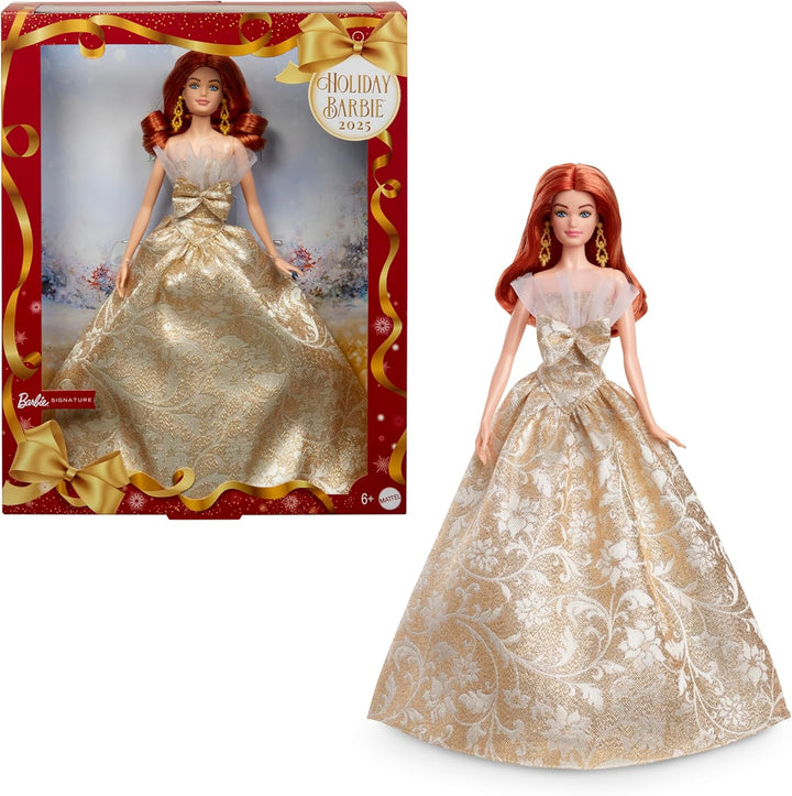 Muñeca de juego Barbie Holiday Barbie de cabello rojo