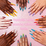 GZIXBDA Paleta de esmaltes de gel y herramientas de 57 colores | Pi...