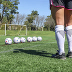 GoSports Premier balones de fútbol - Venta individual o paquete de 6 - Tamaños 3, 4, 5, con bomba para balón