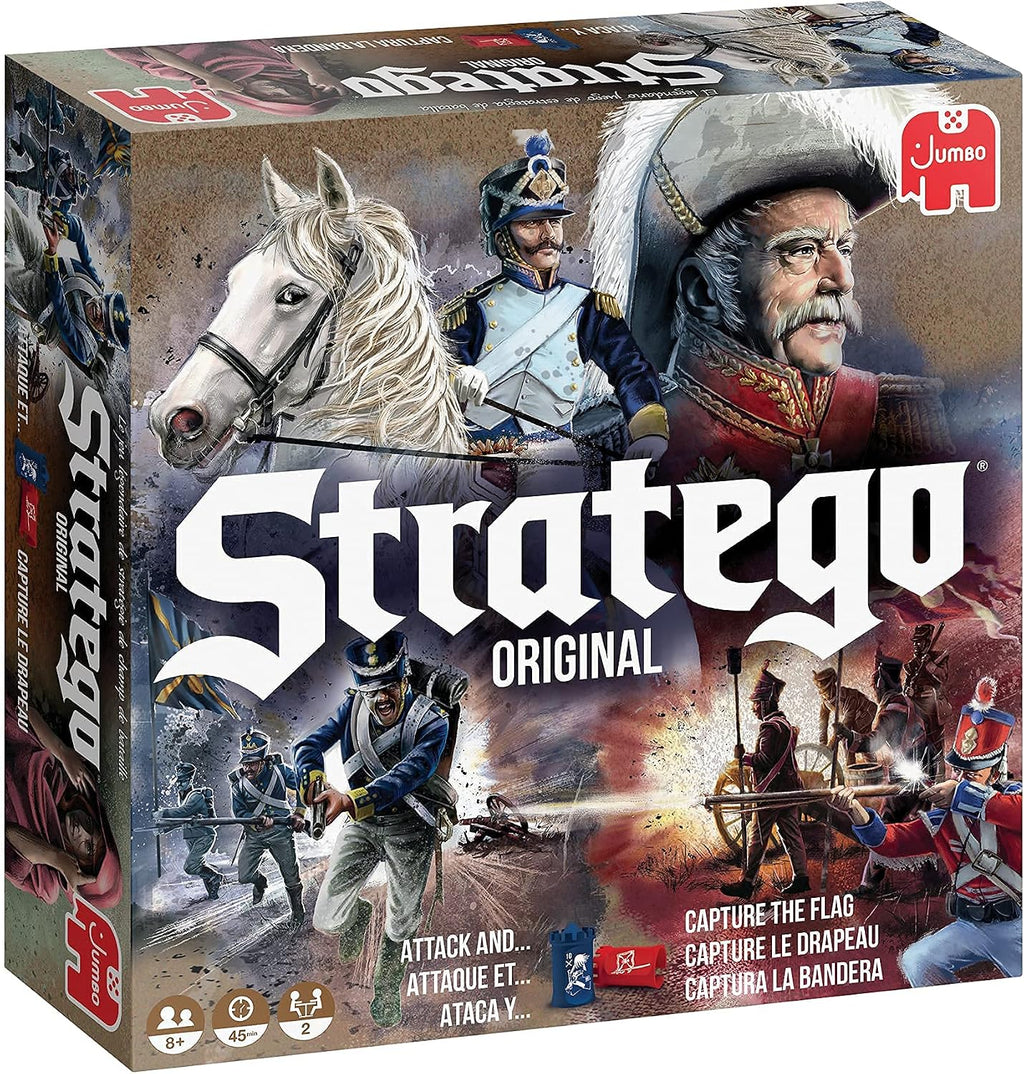 Jumbo, Stratego - Juego de mesa original de estrategia, 2 jugadores, mayores de 8 años