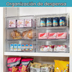 Vtopmart Paquete de 2 Cajones de Almacenamiento Grandes Apilables, Fácil de Ensamblar Organizadores de Acrílico Transparente para Baño Armario Debajo del Fregadero, Contenedores de Almacenamiento de