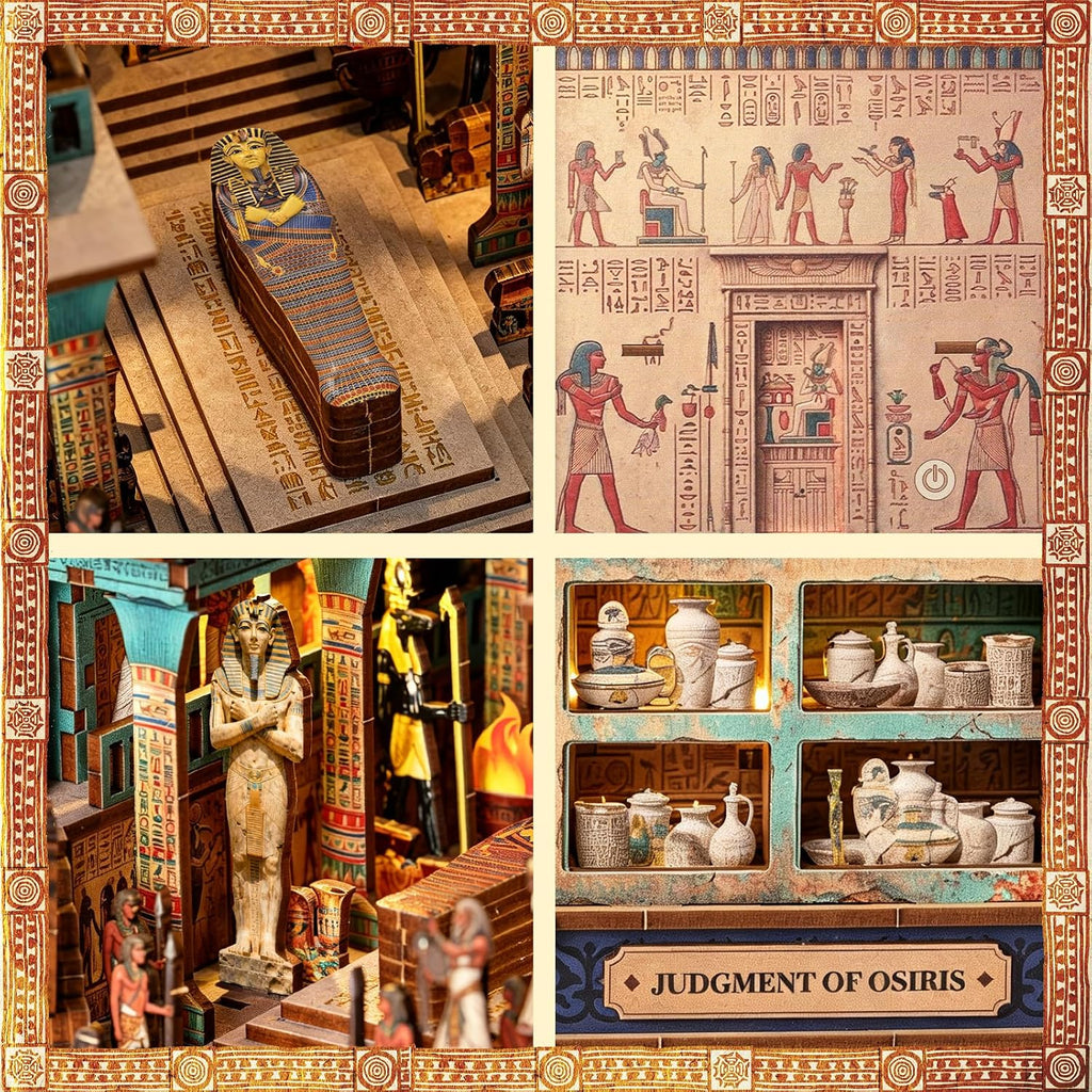 Kit de rincón de libros, kit de casa de muñecas en miniatura para