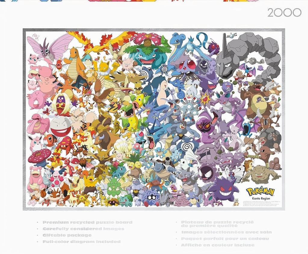 Buffalo Games Pokémon Silver Select Kanto 151, rompecabezas para adultos de
