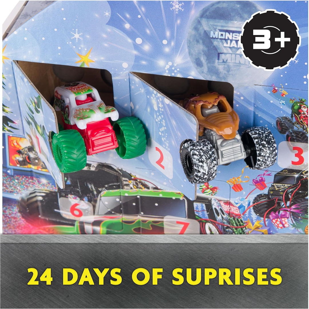 Monster Jam Mini calendario de Adviento navideño 24 días