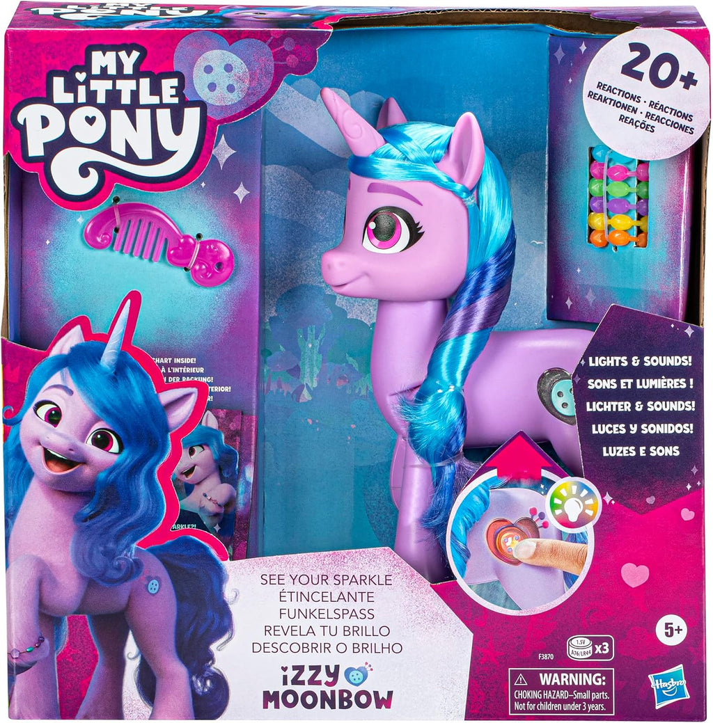 Juguetes de My Little Pony: Make Your Mark Izzy Moonbow See Your Sparkle con Sonidos, Música y Luces