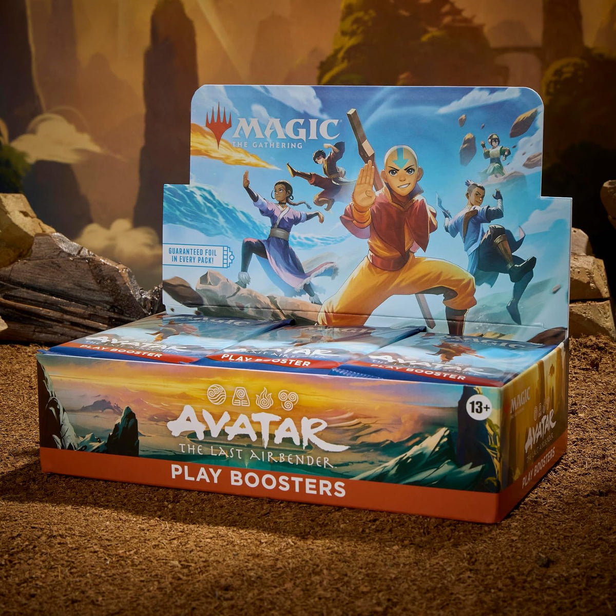 Magic: Gathering | Avatar: Last Airbender Play Booster Box | 30 paquetes | Juego de cartas coleccionables
