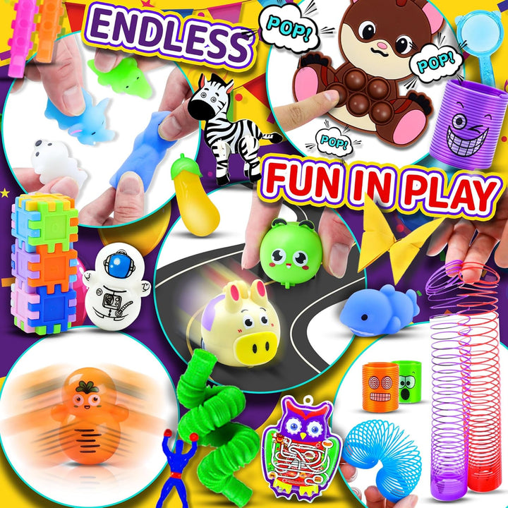 1000 piezas de recuerdos de fiesta para niños, juguetes fidget a gr...