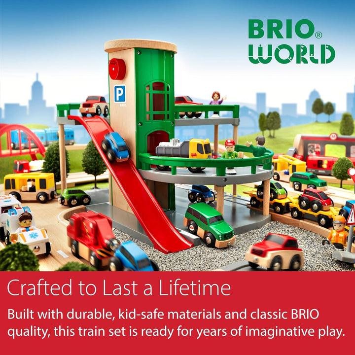 BRIO World - Tren de acción con pilas, motorizado para pistas de ma...