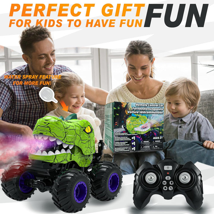 BEZGAR Monster Truck Toys - Camión monstruo de control remoto con r...