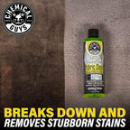 Chemical Guys, Limpiador Espumante Cítrico para Tela y Alfombras con Cepillo para Taladro, 16 oz