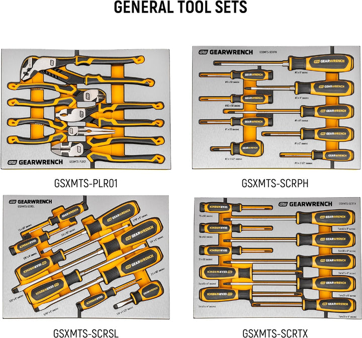 GEARWRENCH Juego de herramientas maestro de mecánica de 1268 piezas...