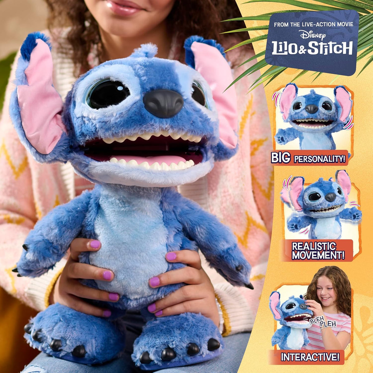 Disney Stitch Just Play Ultimate Interactive - Juguete de peluche