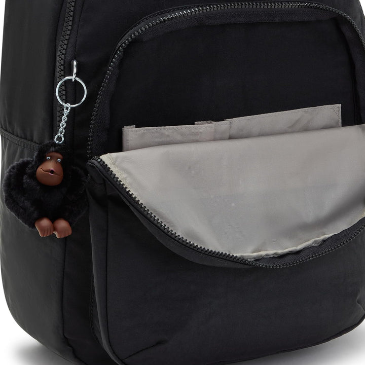 Kipling Mochila para portátil Seoul de 15 pulgadas para mujer, dura...