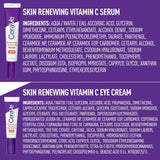 CeraVe Set de suero de vitamina C y crema de ojos con vitamina C pa...
