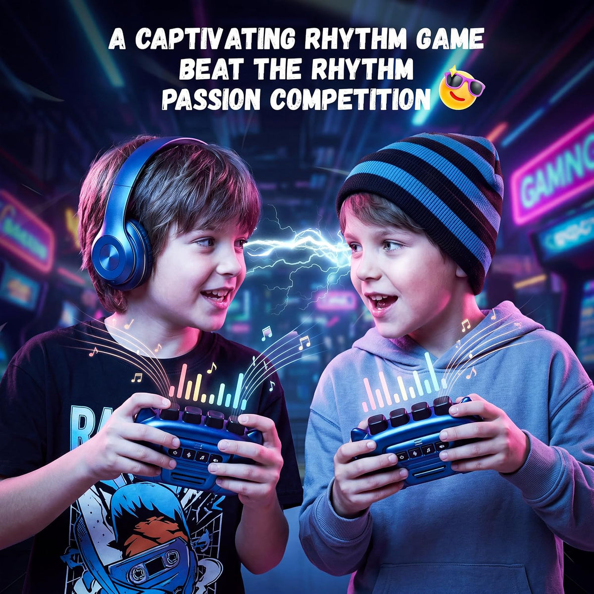 2 paquetes de música ritmo Flick Smart Electronic Handheld