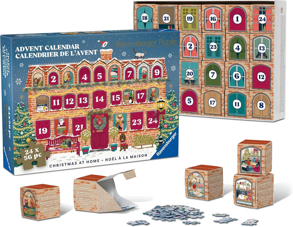 Ravensburger Calendario de Adviento rompecabezas de Navidad para adultos