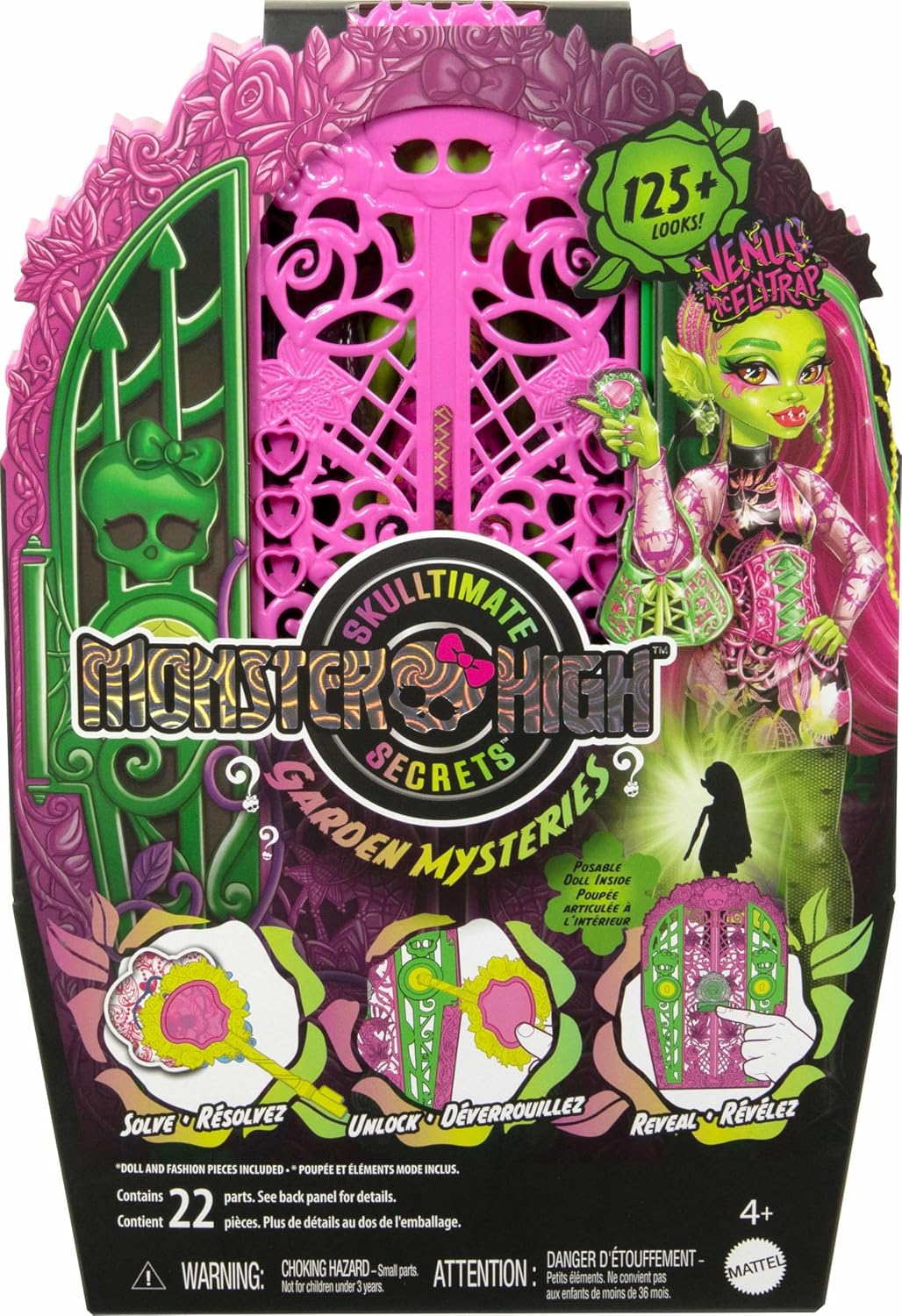 Set de muñeca y accesorios Monster High Skulltimate Secrets, Venus...