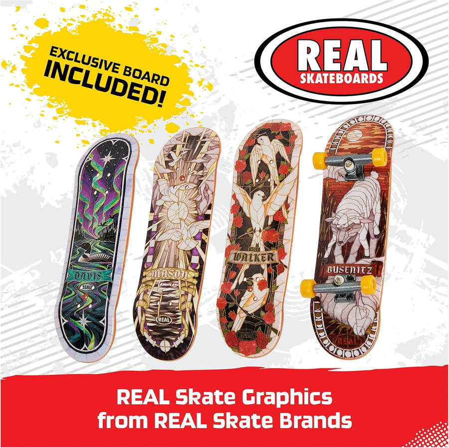 TECH DECK Ultra DLX - Juego de 4 patinetas reales mini