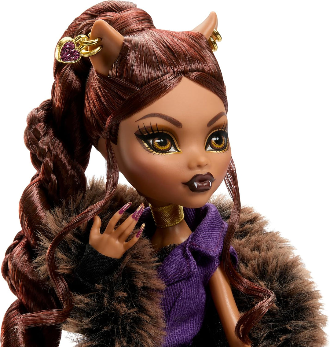 Monster High Muñeca, Clawdeen Wolf House of Wolf coleccionable con...