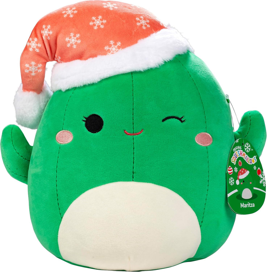 Squishmallows Peluche navideño de cactus Maritza de 10 pulgadas