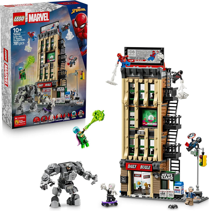 LEGO 76342 Marvel Spider-Man vs. Mysterio: Bloques de regalo de cum...
