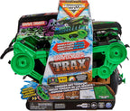 Monster Jam Grave Digger Trax All-Terrain RC Toy Truck, 1:15 Scale