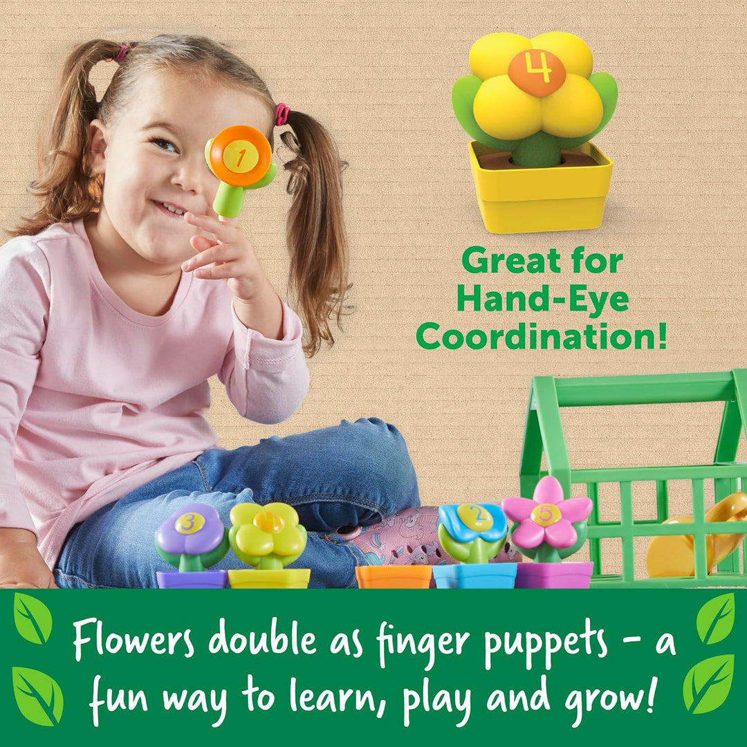 Learning Resources Juego de colores y números de invernadero en cre...