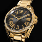 Reloj para mujer Michael Kors Kaycie, pulsera de acero inoxidable y pavé de cristales para mujer
