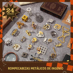 24 rompecabezas de metal para adultos, lógica de coeficiente