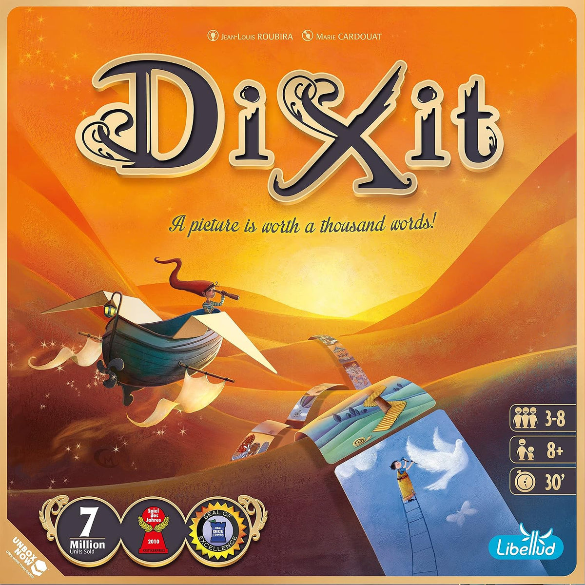 Asmodee Dixit Storytelling Party Game, 3-6 Players Ages 8+, 30 Min