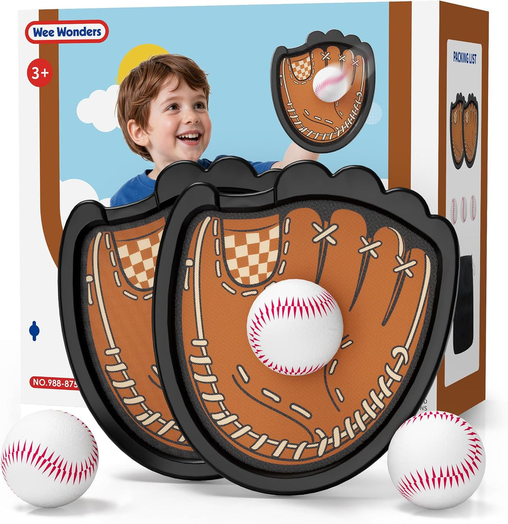 Juego de pelotas Toss and Catch, guante de béisbol para niños