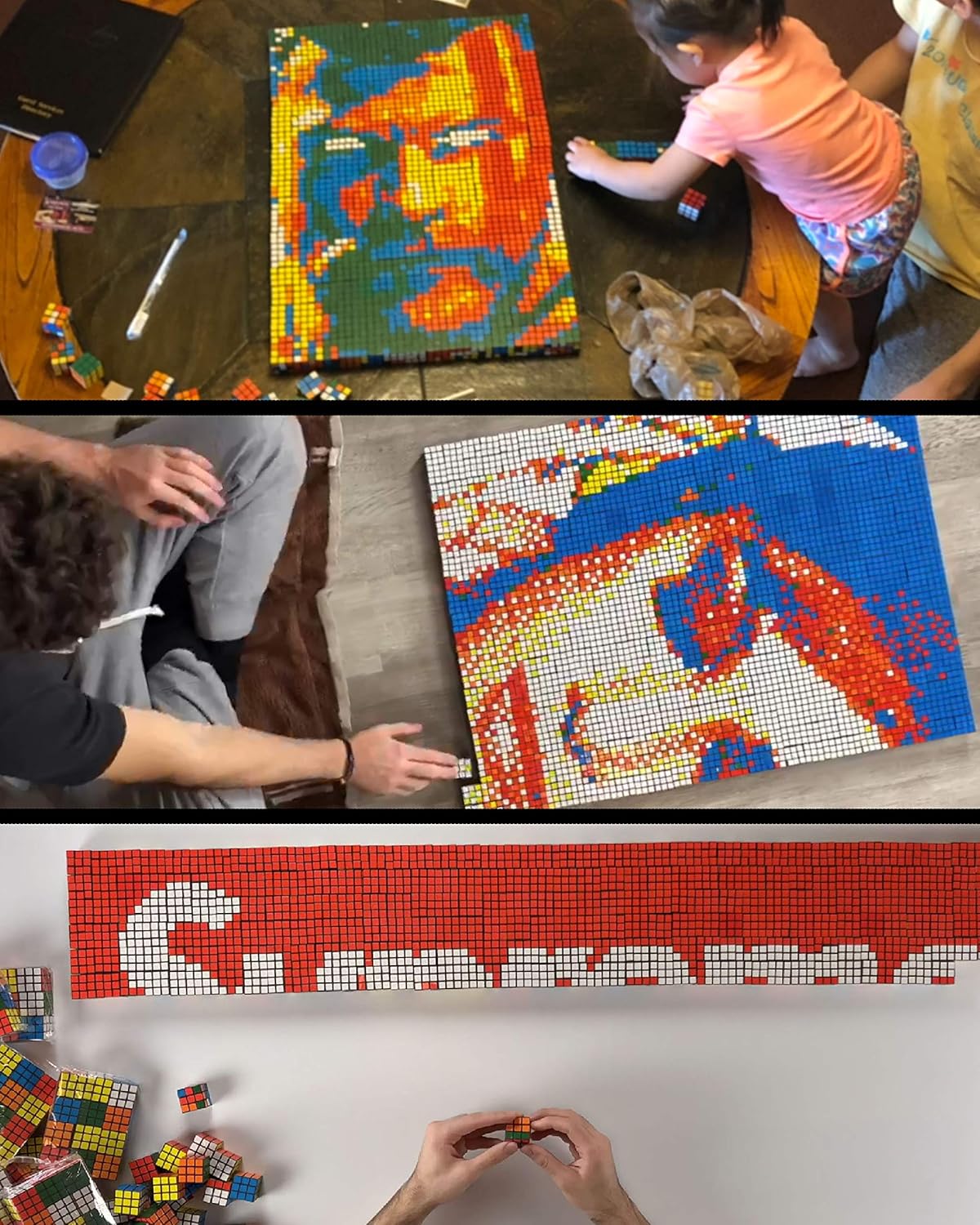 Paquete de 100 mini cubos mágicos, rompecabezas giratorios, juguetes, 3 x 3 cubo mágico de mosaico, arte del cerebro, recuerdos, regalos, suministros de fiesta para niños y niñas