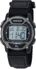 Armitron Reloj deportivo unisex con cronógrafo digital con correa de nailon, 45-7004
