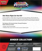 Pokemon TCG: colección de carpetas de evoluciones prismáticas escarlata y violeta